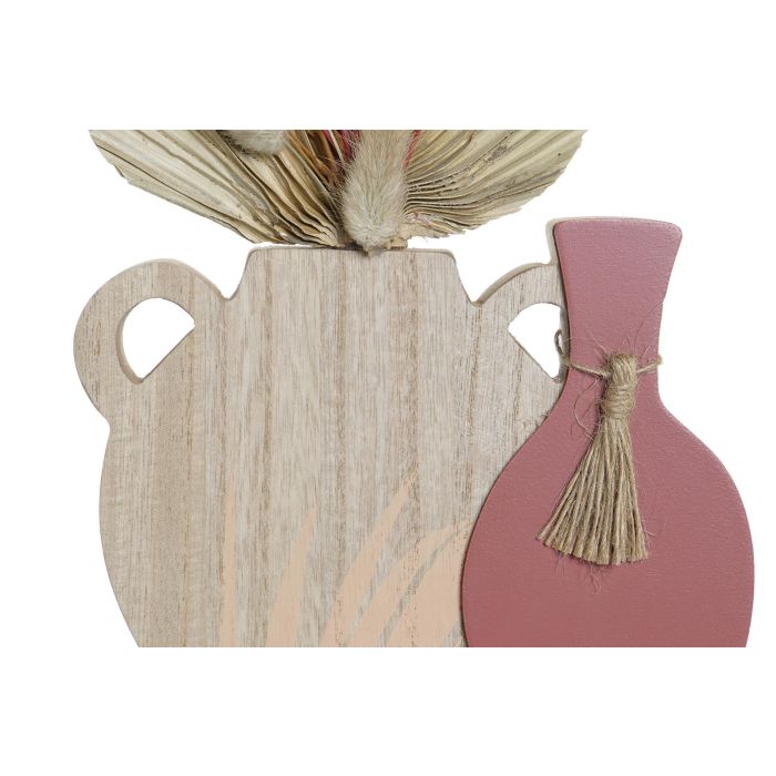 DKD Home Decor Decoración Boho Natural Terracota MDF 4 x 36 x 18 cm (2 Unidades) 2 DKD Home Decor Decoración Boho Natural Terracota MDF 4 x 36 x 18 cm (2 Unidades) 2