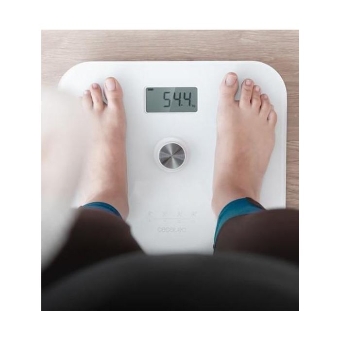 Cecotec 04252 Báscula de Baño Plaza Blanco Báscula Personal Electrónica 180 kg LCD 100 g 1