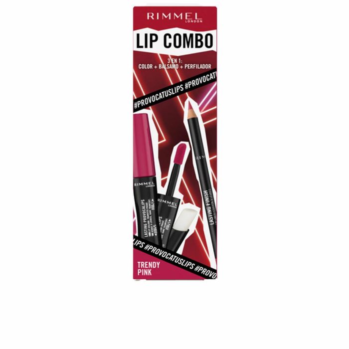 Rimmel London Lip Combo Provocalips Lote Trendy pink Rimmel London Lip Combo Provocalips Lote Trendy pink