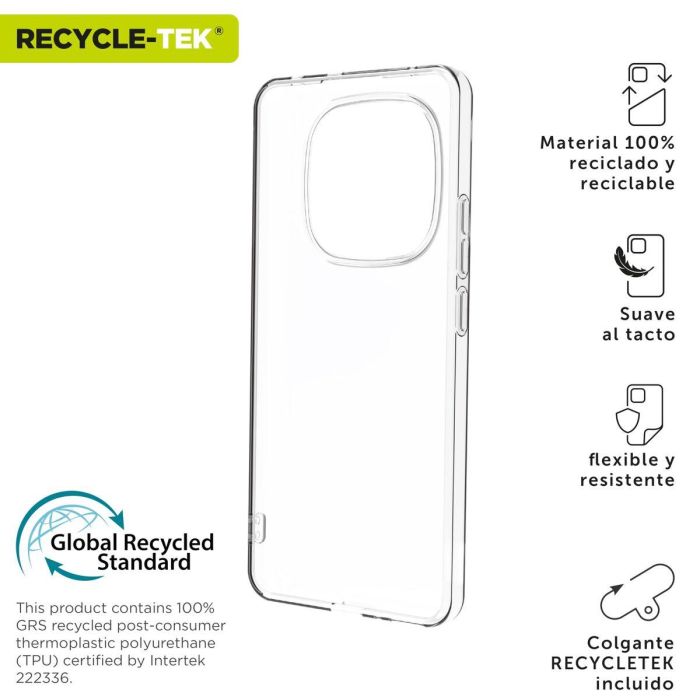 Funda para Móvil Muvit Xiaomi Redmi Note 14 Pro+ 5G Transparente 1