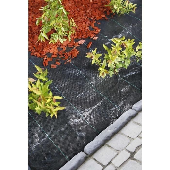 NATURE Pajote para jardines - Tratamiento anti UV, 100 g / m² - 1 x 25 m 1 NATURE Pajote para jardines - Tratamiento anti UV, 100 g / m² - 1 x 25 m 1