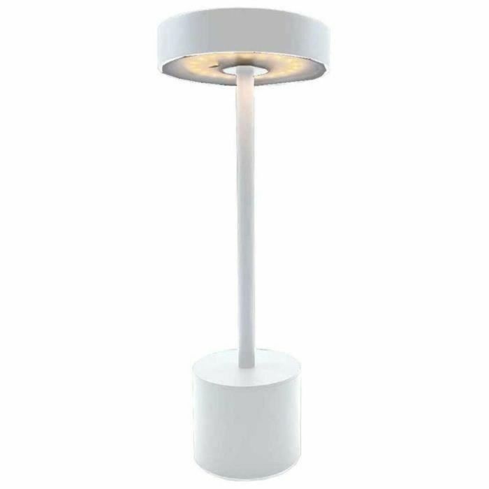 Lumisky ROBY WHITE Lámpara de mesa inalámbrica H30 cm Aluminium Touch Blanco mate LED