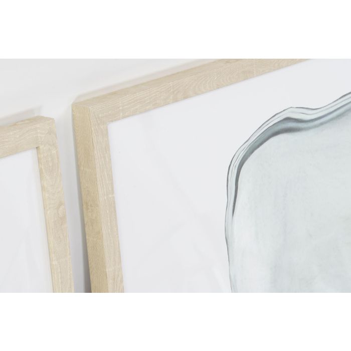DKD Home Decor Cuadro Decoración Abstracto Glam Azul Celeste Blanco Ps Mdf Set de 4 Unidades 80x40x2.5 cm 1 DKD Home Decor Cuadro Decoración Abstracto Glam Azul Celeste Blanco Ps Mdf Set de 4 Unidades 80x40x2.5 cm 1