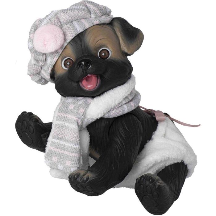 Muñeco bebe reborn perrito pañal y bufanda 0 Muñeco bebe reborn perrito pañal y bufanda 0