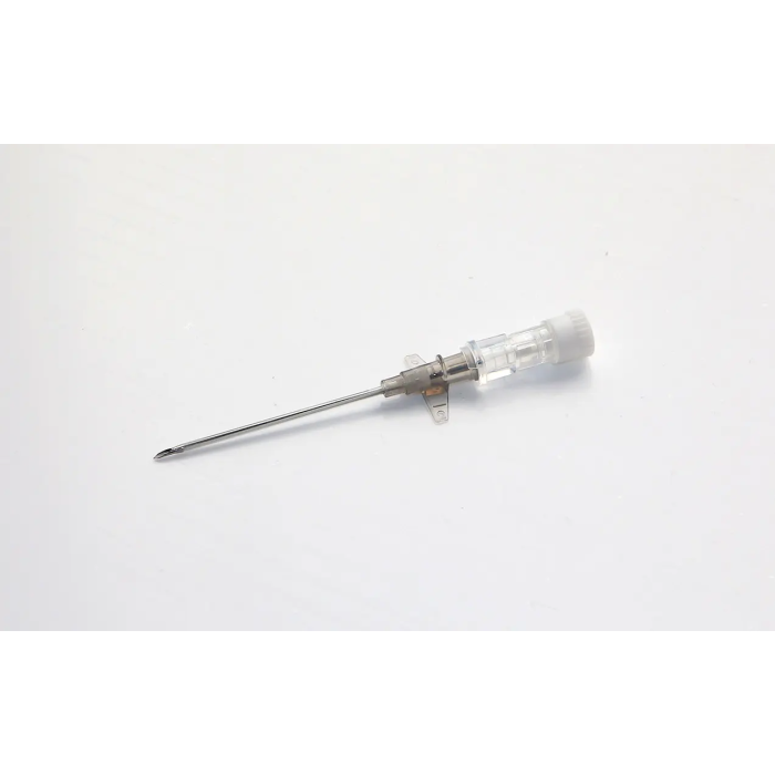 Covetrus Catéter IV con Asas Gris G16 1,75x45 mm 50Ud - Afilado Nivelado, Punta Cónica Atraumática