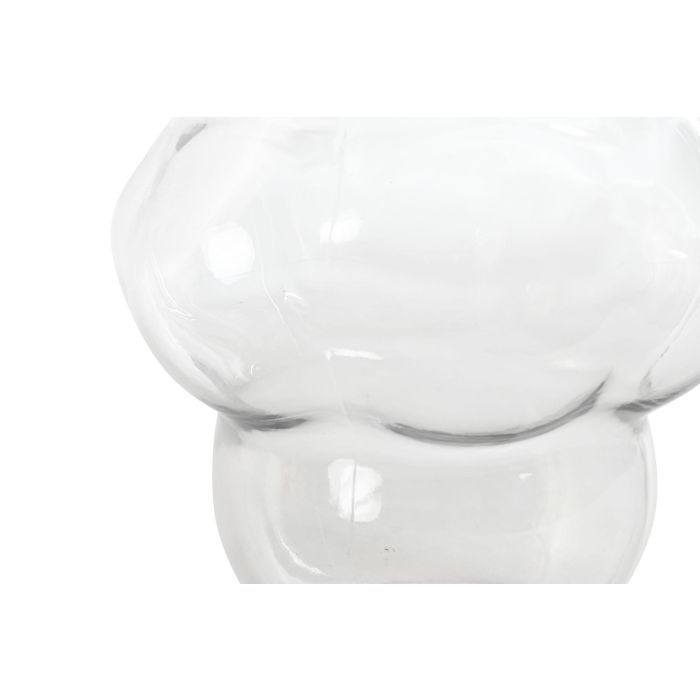 DKD Home Decor Jarrón Transparente Bubble Cristal 22 x 32 x 24 cm 2 DKD Home Decor Jarrón Transparente Bubble Cristal 22 x 32 x 24 cm 2