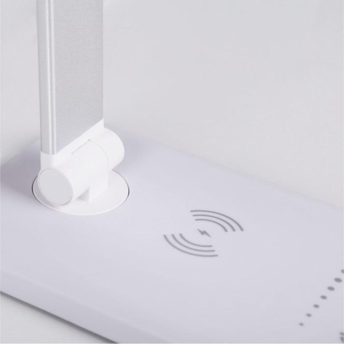 Lámpara de Mesa LED con Cargador Teléfono Inalámbrico 6W 420Lm CCT Regulable 6 Lámpara de Mesa LED con Cargador Teléfono Inalámbrico 6W 420Lm CCT Regulable 6