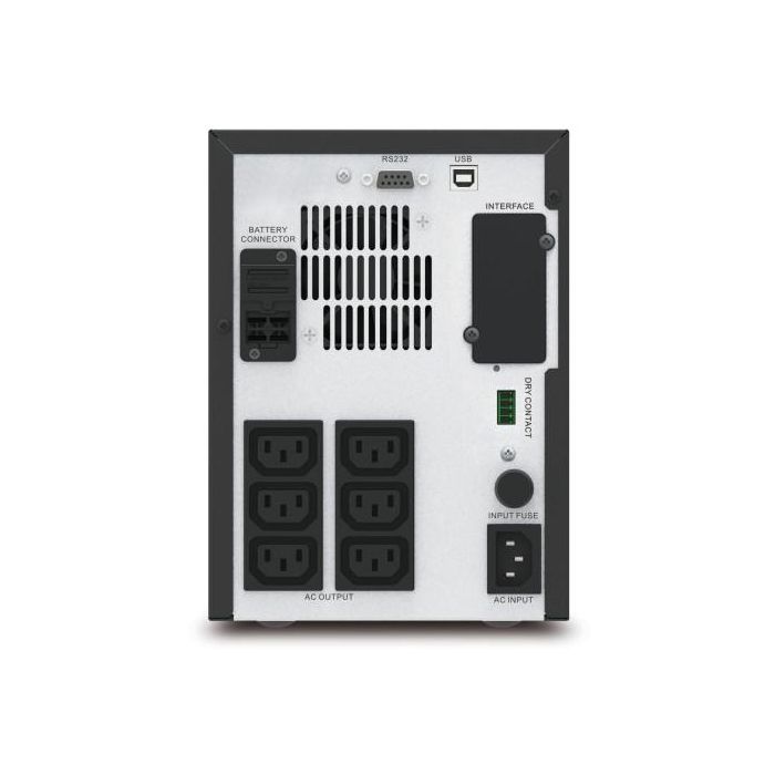 APC Easy UPS SMV sistema de alimentación ininterrumpida (UPS) Línea interactiva 0,75 kVA 525 W 6 salidas AC 2 APC Easy UPS SMV sistema de alimentación ininterrumpida (UPS) Línea interactiva 0,75 kVA 525 W 6 salidas AC 2