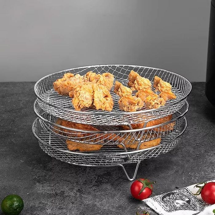 Rejilla Red Apilable para Airfryer 20 cm Quttin - Inde (12 Unidades) 8