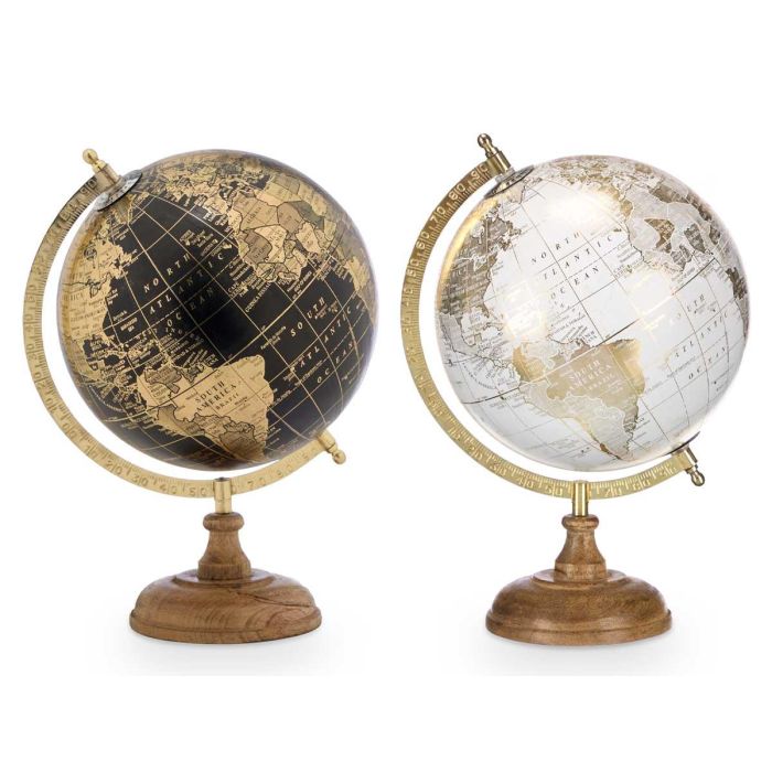 Globo Terraqueo 20Cm Surtidos Oro Giftdecor (6 Unidades) 2 Globo Terraqueo 20Cm Surtidos Oro Giftdecor (6 Unidades) 2