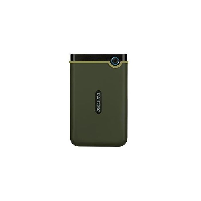Transcend StoreJet 25M3G Disco Duro Externo 1TB USB 3.2 Gen 1 (3.1 Gen 1) de 2.5" Verde Militar Antigolpes