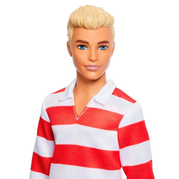 Muñeco Ken Fashionista Polo Rayas Hyv01 Mattel 3 Muñeco Ken Fashionista Polo Rayas Hyv01 Mattel 3