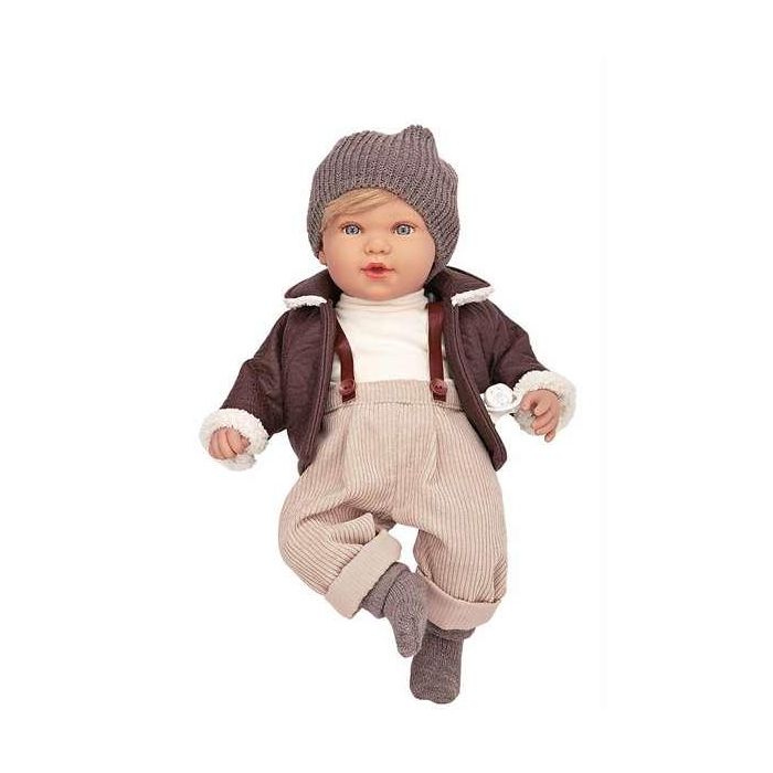 Muñecas Arias Muñeca Iria 45 cm Marron C/Mecanismo 14 Sonidos Magnetico Try Me