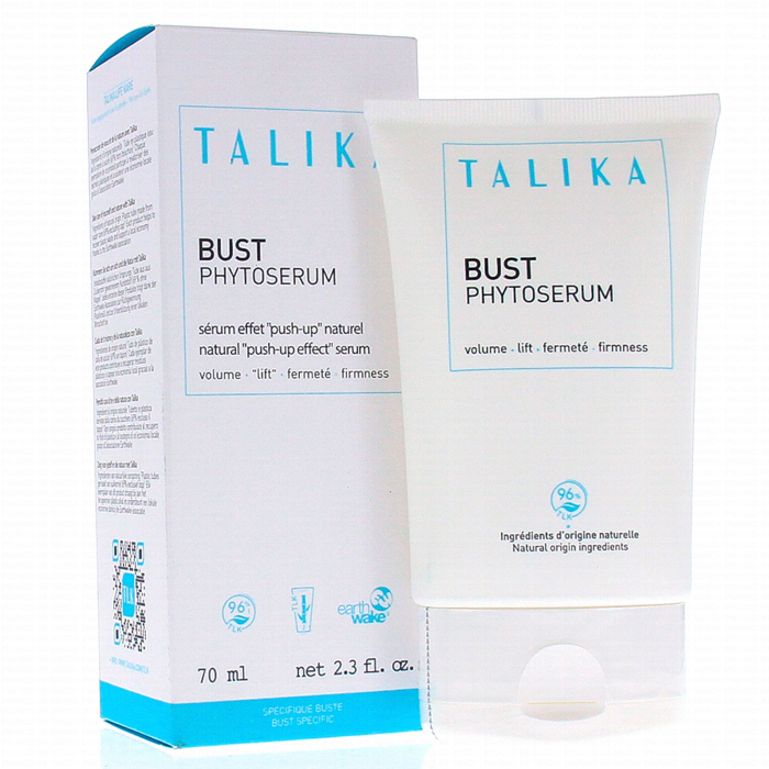 Talika BUST PHYTOSERUM Sérum Reafirmante Busto Efecto Push-Up Natural, Volumen & Anti-Arrugas para Todo Tipo de Pieles 70 ml