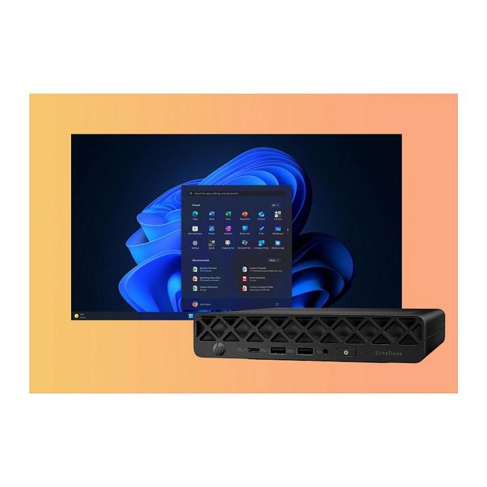 HP EliteDesk 8 G1 CU5-235T Mini PC 16GB RAM 512GB SSD W11Pro WLAN 1