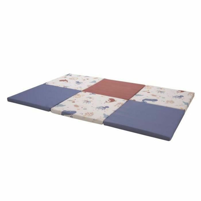 TINEO Maxi Alfombra Malin Tesoros del océano 5 en 1 - Escalable - Funda desenfundable - 180x200 cm - TINEO Maxi Alfombra Malin Tesoros del océano 5 en 1 - Escalable - Funda desenfundable - 180x200 cm -