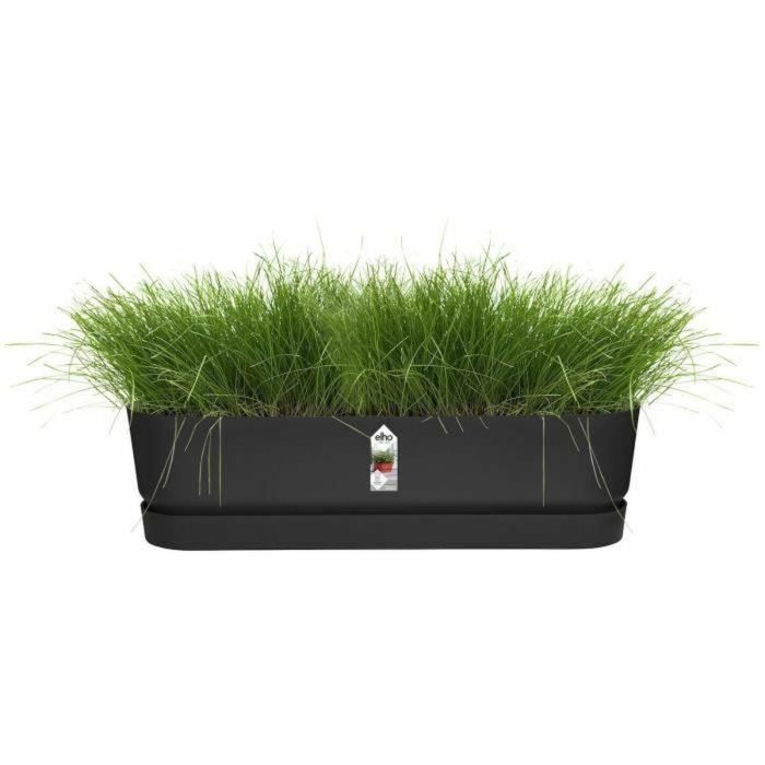 Greenville Oval Planter - Plastic - Ø70 - Negro 4