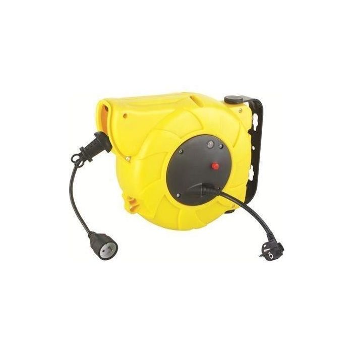 Carrete automático - GAO - 20m - H05VV-F 3x1,5mm², IP20 Carrete automático - GAO - 20m - H05VV-F 3x1,5mm², IP20