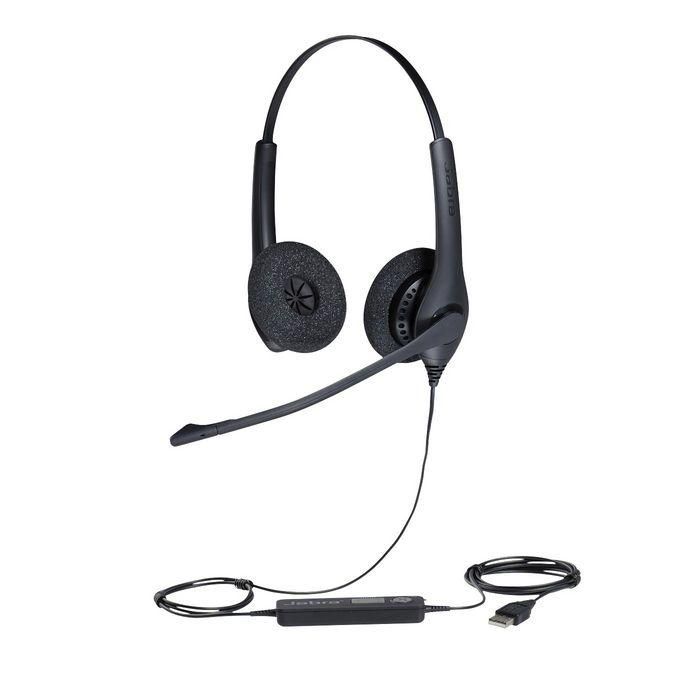 Jabra BIZ 1500 Auriculares Diadema Profesionales con Cable, Micrófono Cancelación Ruido HD Voice, Confort Todo el Día, Brazo Giratorio 270°, Cable 230cm 0 Jabra BIZ 1500 Auriculares Diadema Profesionales con Cable, Micrófono Cancelación Ruido HD Voice, Confort Todo el Día, Brazo Giratorio 270°, Cable 230cm 0