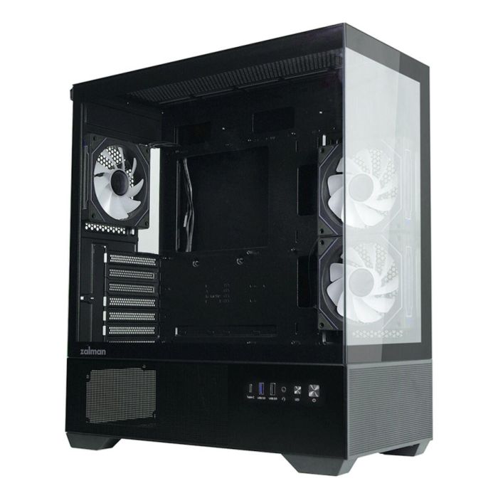 Caja Semitorre ATX Zalman CHRONIX Negro 22 Caja Semitorre ATX Zalman CHRONIX Negro 22