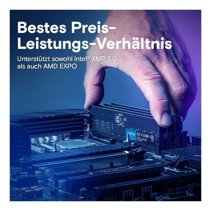 Crucial CT64G56C46U5 Memoria RAM DDR5 64GB 5600MHz CL46 para PC DIMM 4