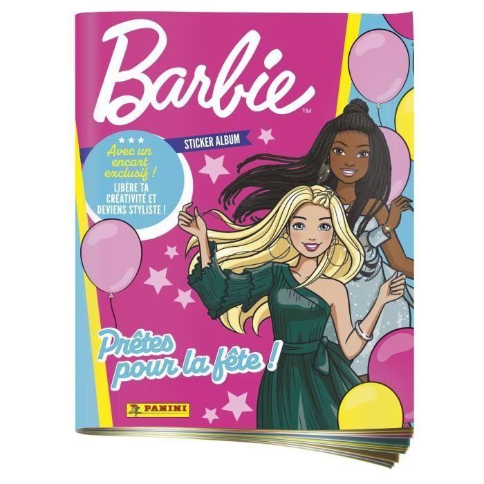 Álbum - PANINI - Barbie 65 Aniversario - 192 stickers - Efectos especiales incluidos 1 Álbum - PANINI - Barbie 65 Aniversario - 192 stickers - Efectos especiales incluidos 1