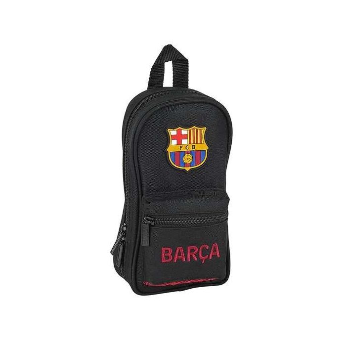 Plumier Mochila F.C. Barcelona Negro 12 x 23 x 5 cm 1