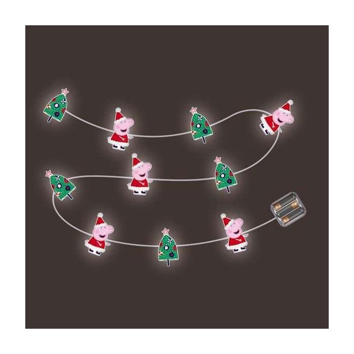 Guirnalda luz 10 led flash peppa pig "cosy corner" 3 Guirnalda luz 10 led flash peppa pig "cosy corner" 3