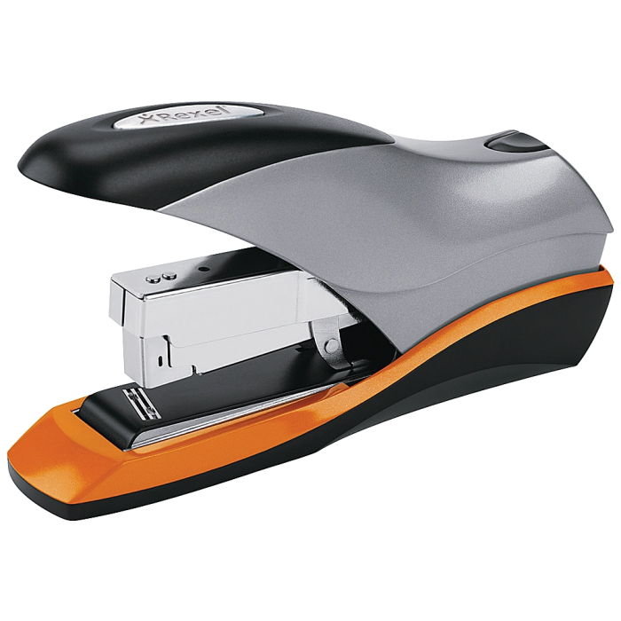 Rexel Optima 70 Grapadora Heavy Duty, Capacidad 70 Hojas, Grapado Bajo Esfuerzo, Plano, Gris 1