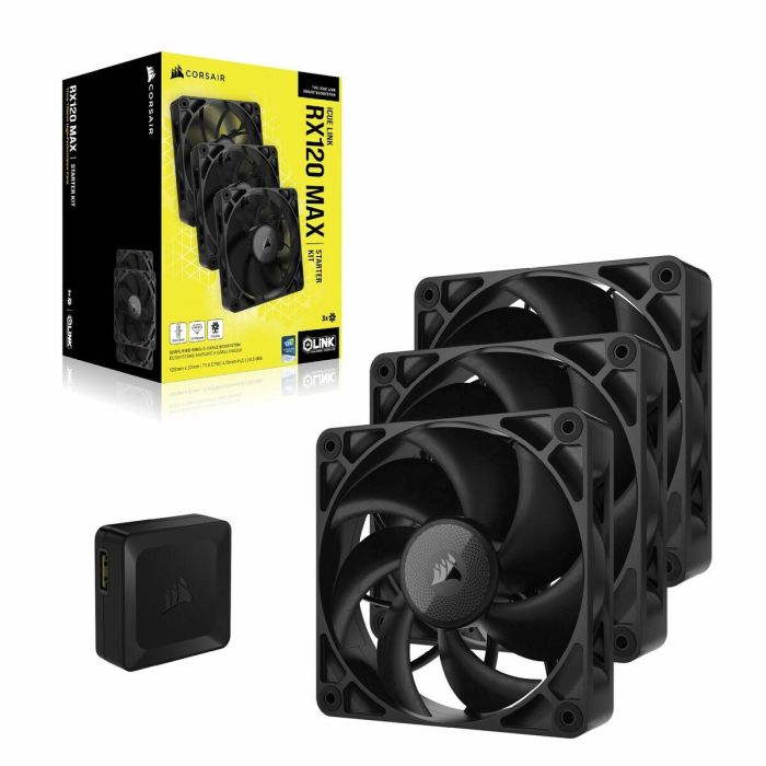 Corsair CO-9051042-WW iCUE LINK RX120 Max Triple Fan para Refrigeración de PC 4 Corsair CO-9051042-WW iCUE LINK RX120 Max Triple Fan para Refrigeración de PC 4