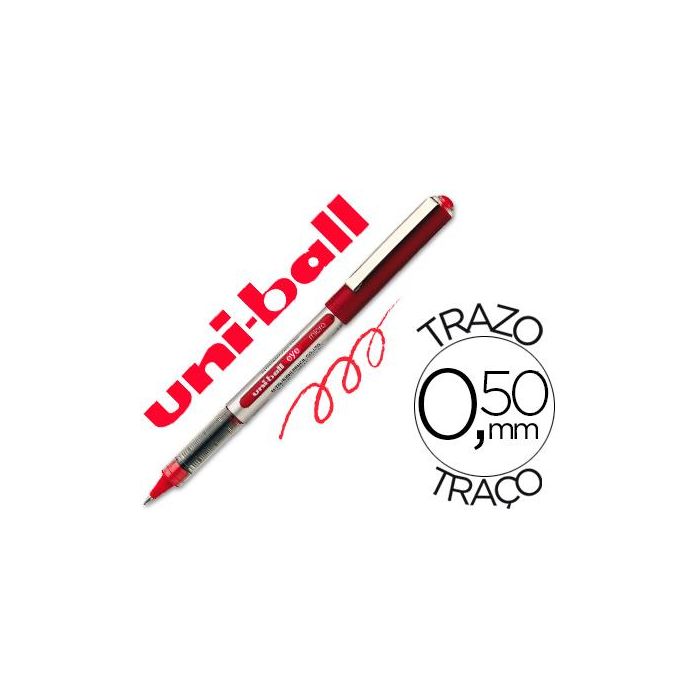 Uniball Rollerball Eye Micro Ub-150 0.5 mm Rojo Caja 12 Ud