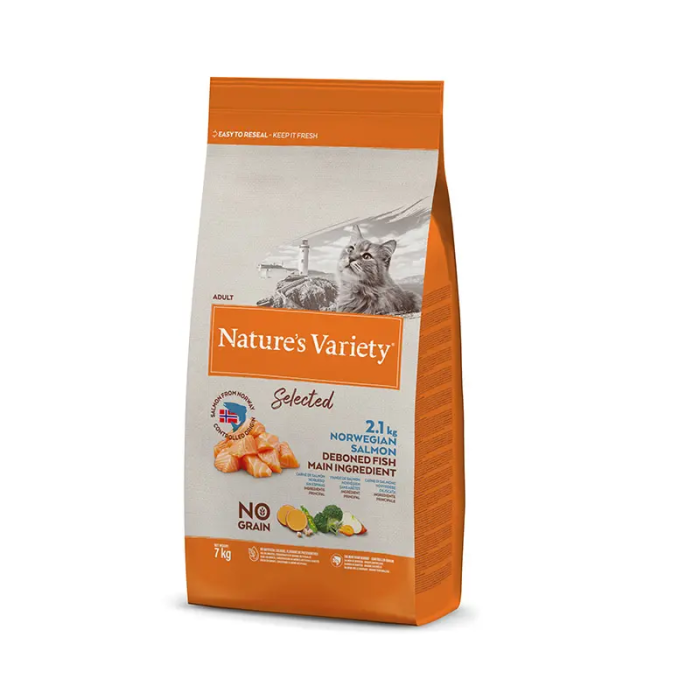 Nature'S V Selec Feline Adult Salmon Norueg 7 kg