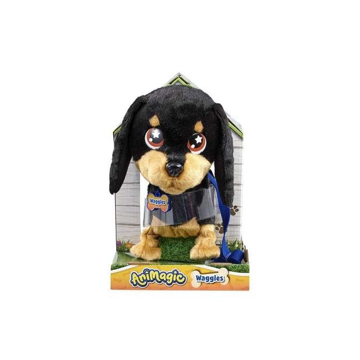 Bizak Perrito Salchicha Waggles Juguete Interactivo Ladra al Presionar Cabeza Edad +3 Años