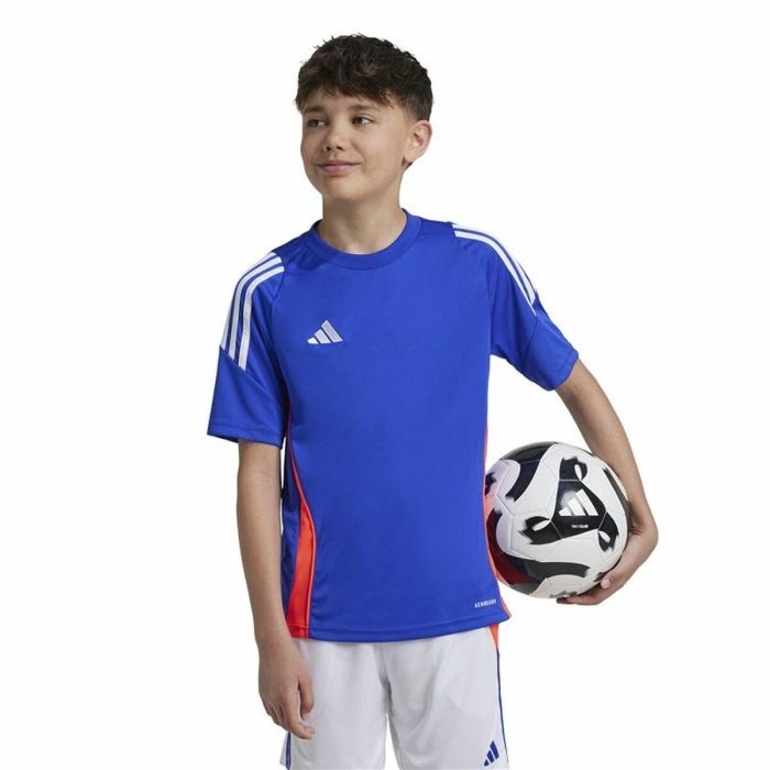Camiseta de Fútbol Adidas Tiro24 Azul 4