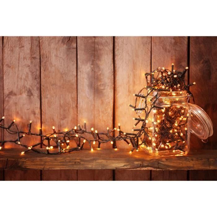 LUMI GARDEN Yogy Guirnalda de luz solar solar - Luz blanca cálida solar - 400 LED - 3300 cm 1 LUMI GARDEN Yogy Guirnalda de luz solar solar - Luz blanca cálida solar - 400 LED - 3300 cm 1