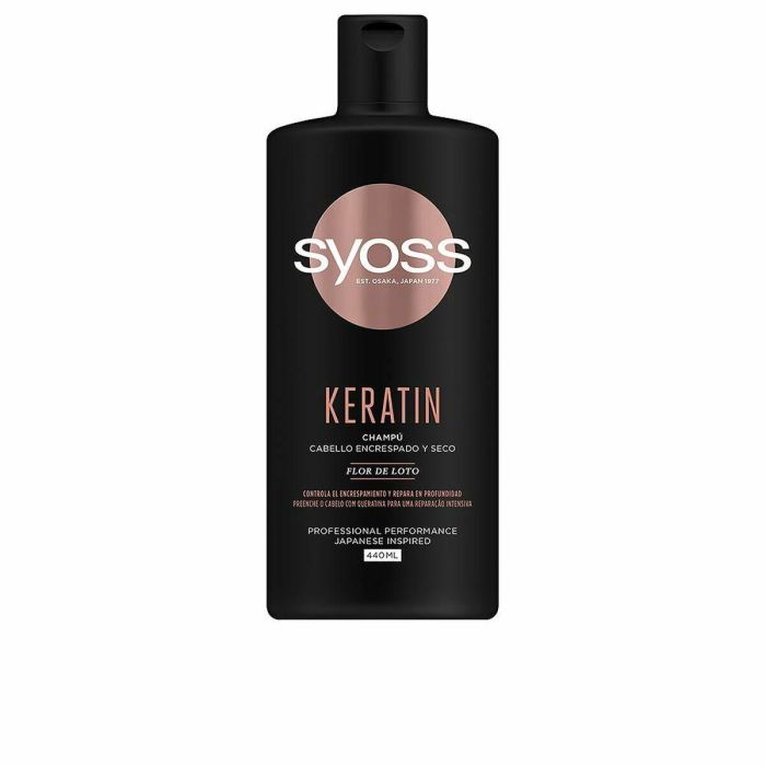 Syoss Keratin Champú Cabello Encrespado Y Seco