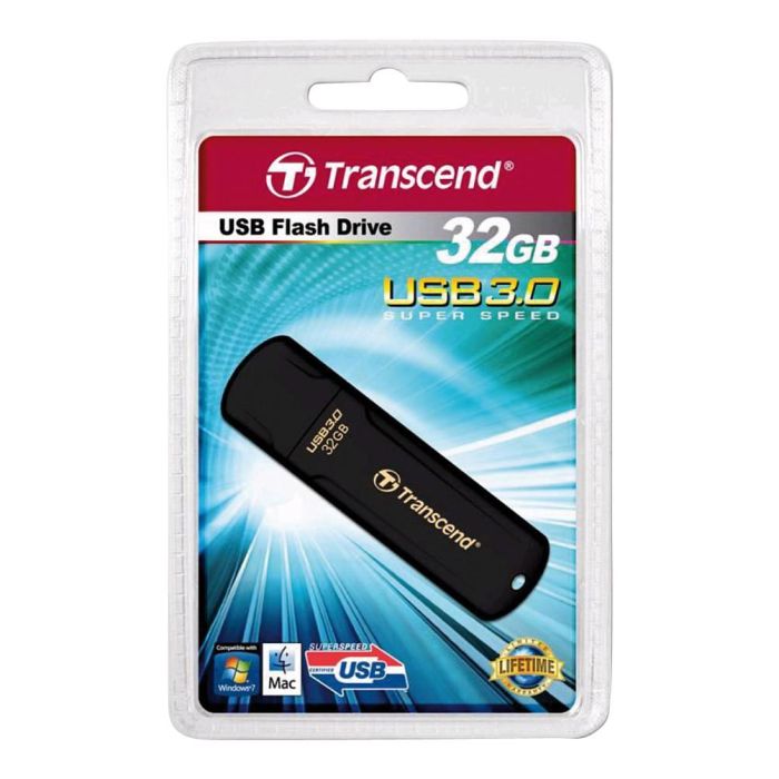 Transcend JetFlash 700 32GB USB 3.0 Stick Negro Transcend JetFlash 700 32GB USB 3.0 Stick Negro