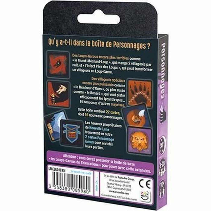 Juego de Mesa Asmodee Les Loups-Garous de Thiercelieux - Expansion: Characters (Edition 2021) (FR) 1 Juego de Mesa Asmodee Les Loups-Garous de Thiercelieux - Expansion: Characters (Edition 2021) (FR) 1