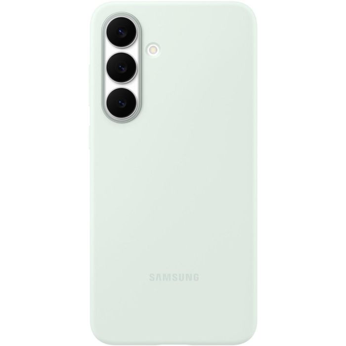 Samsung Funda de Silicona para Galaxy S25 FE, Blanda, Verde Claro 0 Samsung Funda de Silicona para Galaxy S25 FE, Blanda, Verde Claro 0
