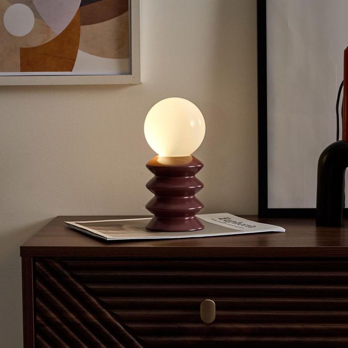 Lámpara Cerámica Terracota Home Deco Factory 4 Lámpara Cerámica Terracota Home Deco Factory 4