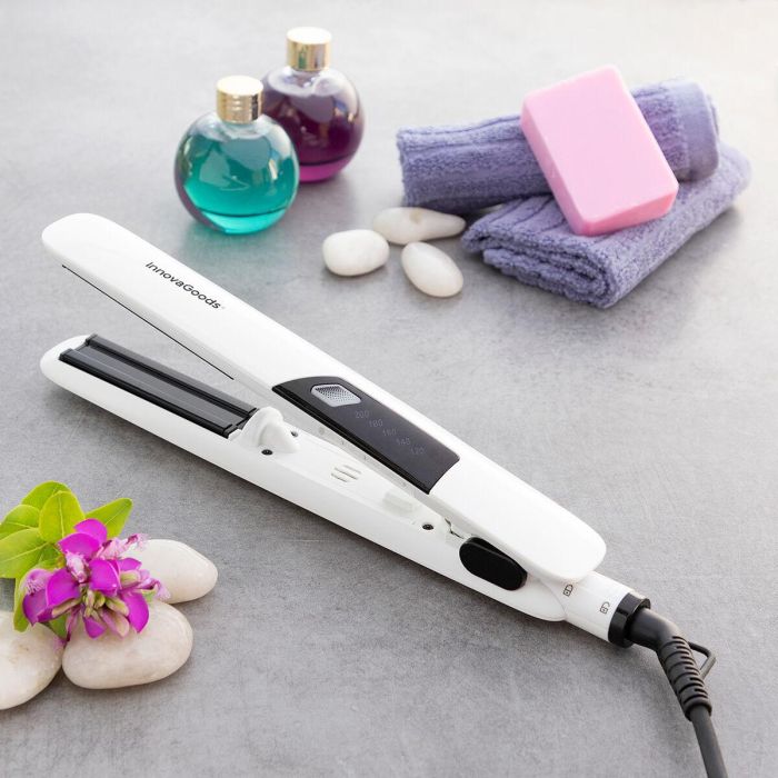 Plancha de Pelo Cerámica con Vapor Stemio InnovaGoods 36 W 11 Plancha de Pelo Cerámica con Vapor Stemio InnovaGoods 36 W 11