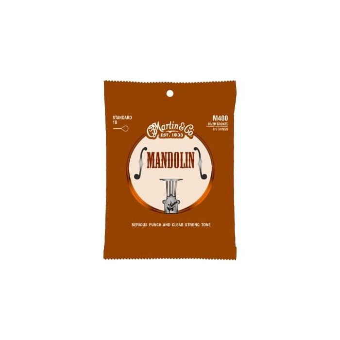 Martin Juego de Cuerdas para Mandolina Bronze 80/20 Light 10-34