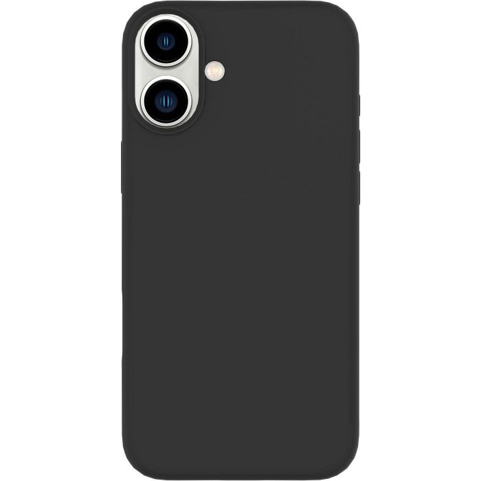 eSTUFF iPhone 16 INFINITE RIGA Silicone Cover - Black - 93% recycled material eSTUFF iPhone 16 INFINITE RIGA Silicone Cover - Black - 93% recycled material
