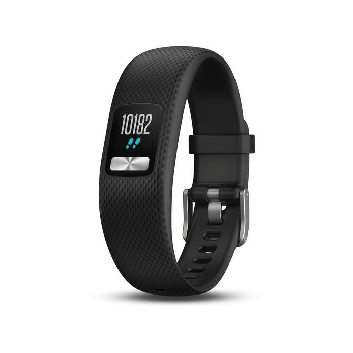 Garmin vívofit 4 Pulsera de Actividad Negra con Pantalla MIP, Monitor de Sueño y Calorías, Resistente al Agua