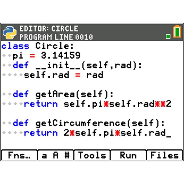 Calculadora Texas Instruments Ti-84 Plus Ce-T Python Grafica 10 Lineas 3Mb Rom 154Kb Ram 4