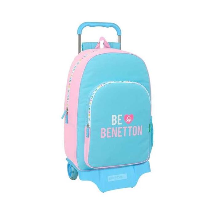 Safta Mochila Con Carro Benetton Unique Mod. 876 905 - 460x300x140 mm