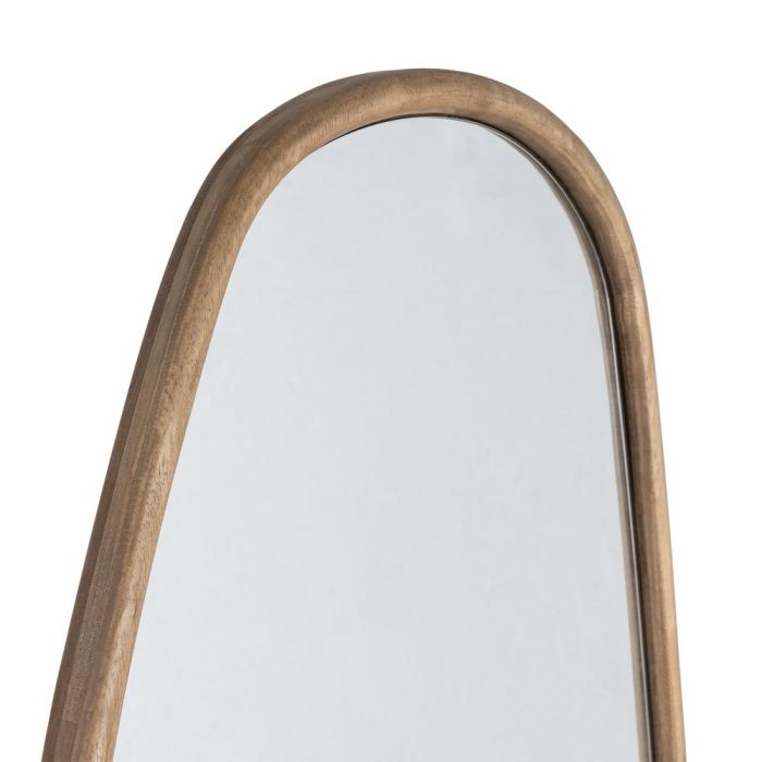 Espejo Natural Madera Decoración 57 X 3 X 130 cm