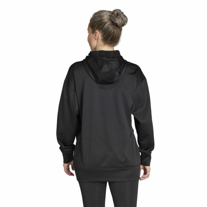 Sudadera con Capucha Mujer Adidas Game and go Hoodie Mujer Negro 4