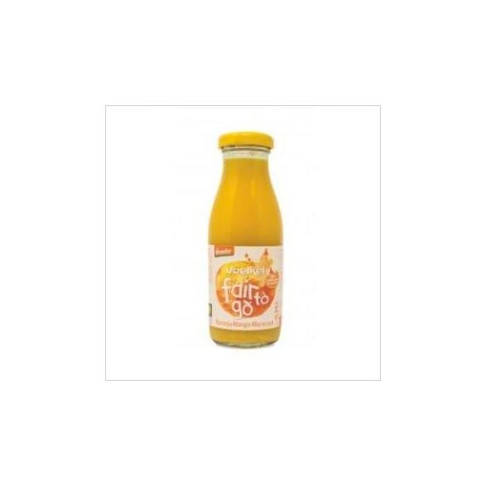VOELKEL Zumo Multifrutas Bio de Naranja, Mango y Maracuyá 250ml - Vegano, Sin Azúcar Añadido