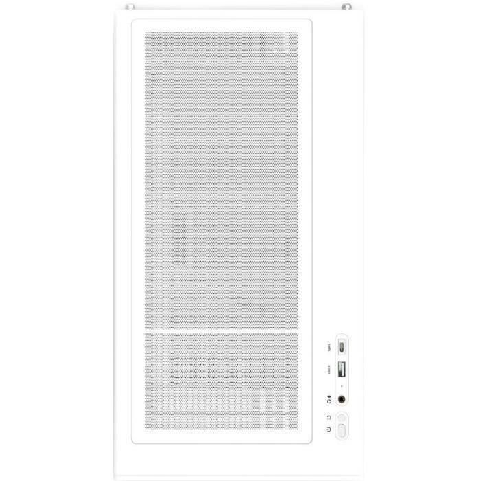 Caja de PC - ZALMAN - P10 - Mini torre - M-ATX - Blanco - Vidrio templado - USB-C y A-RGB 3